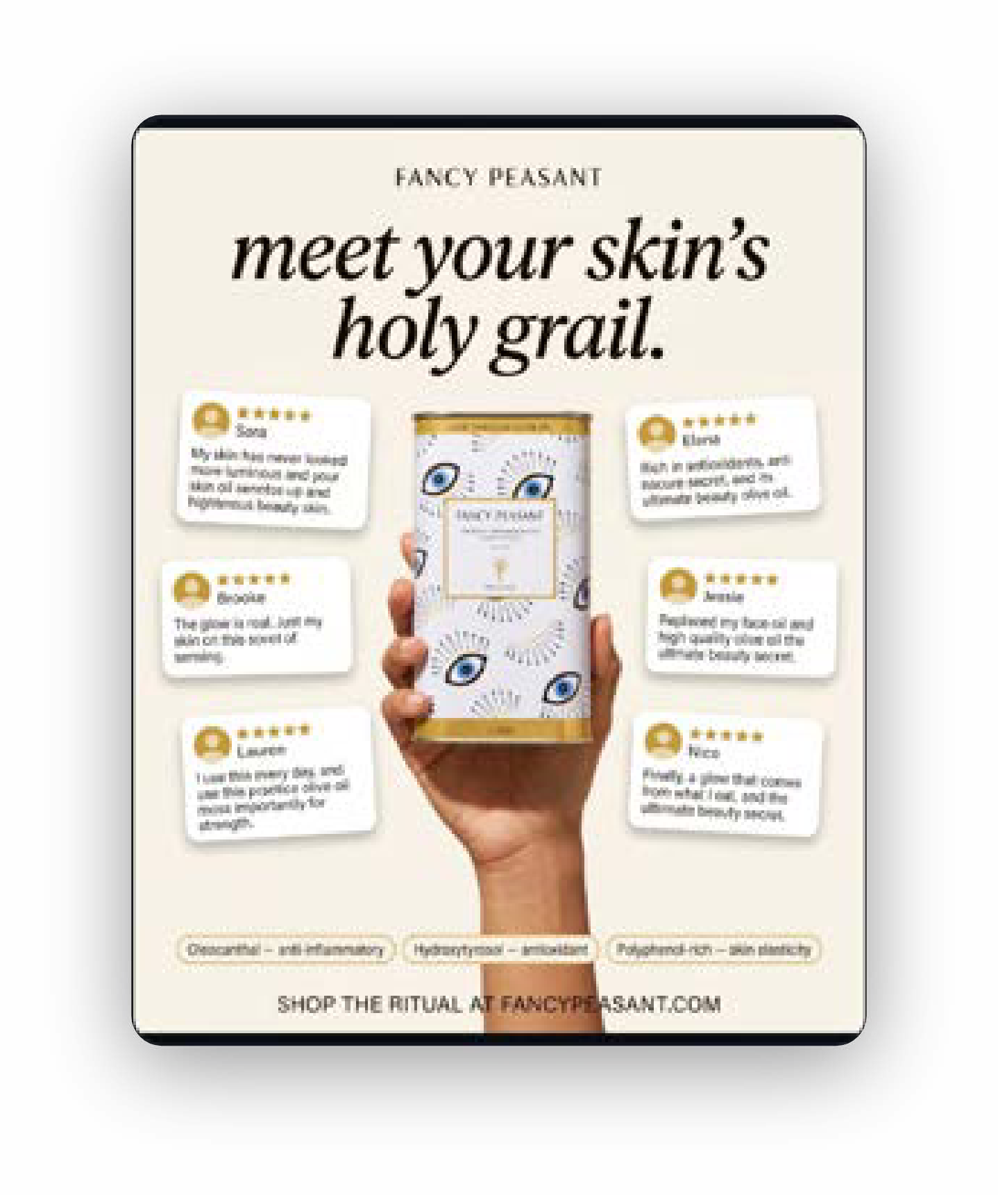 Fancy Peasant static ad
